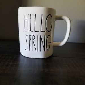 NWOT- Rae Dunn "Hello Spring" mug